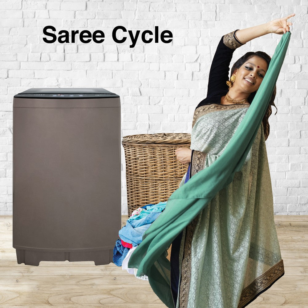 Equator 10.2 kg Ozone Sanitize and Saree Cycle Fully Automatic Top Load Washing Machine Beige - EWTL 810