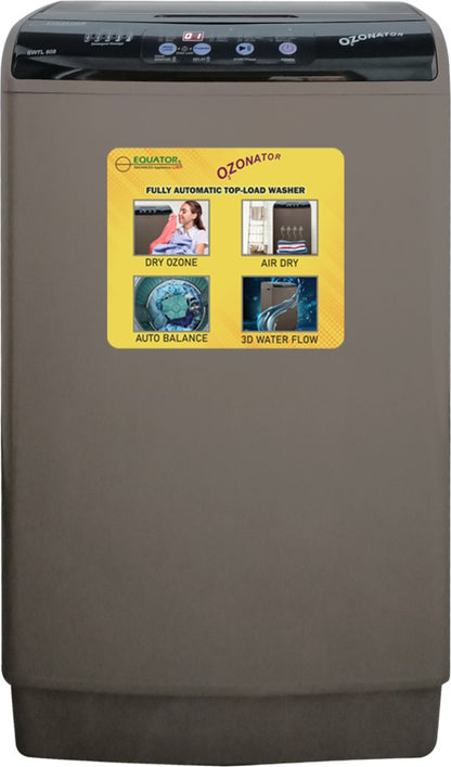 Equator 10.2 kg Ozone Sanitize and Saree Cycle Fully Automatic Top Load Washing Machine Beige - EWTL 810