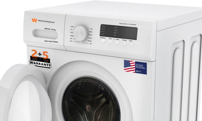 White Westinghouse (Trademark by Electrolux) 10.5 kg Fully Automatic Front Load Washing Machine with In-built Heater White - HDF1050