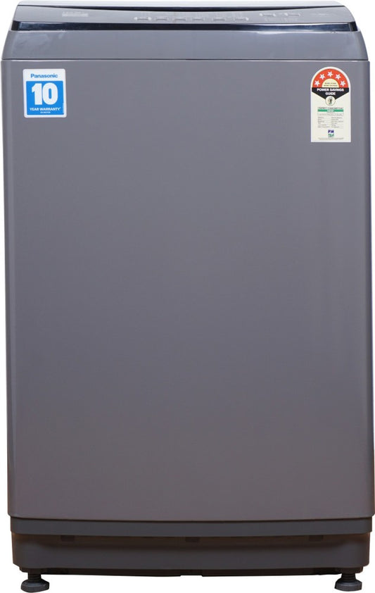 Panasonic 10.5 kg फुल्ली ऑटोमैटिक टॉप लोड वाशिंग मशीन सिल्वर - NA-F105L1CRB