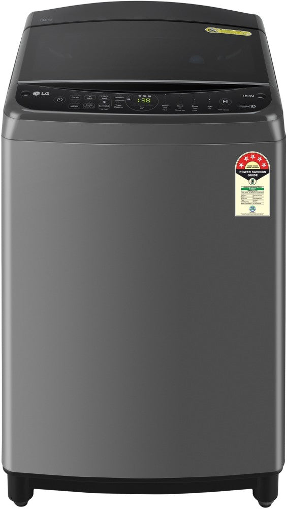 LG 10 kg AI Direct Drive Technology Fully Automatic Top Load Washing Machine Grey - THD10NWM