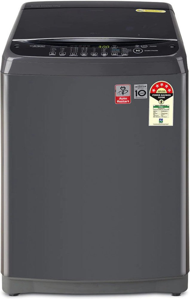 LG 10 kg Fully Automatic Top Load Washing Machine Black - T10SJMB1Z