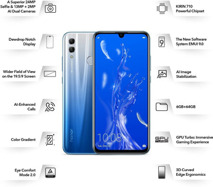 Honor 10 Lite (Sky Blue, 64 GB) - 6 GB RAM