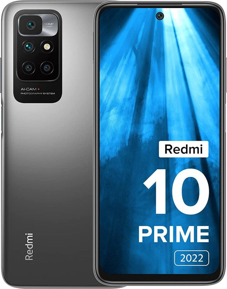 REDMI 10 Prime 2022 (Phantom Black, 128 GB) - 4 GB RAM