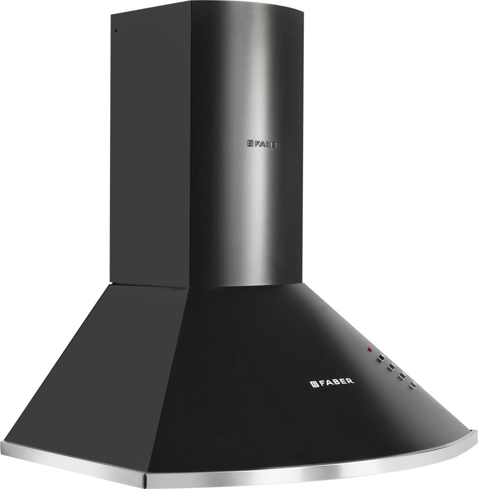 Faber HOOD CLASS PRO PB BK LTW 60 Wall Mounted Chimney - Black 1000 CMH