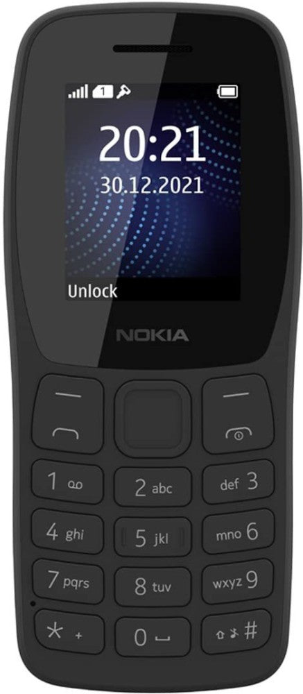 Nokia 105 TA 1304 SS Black - Black