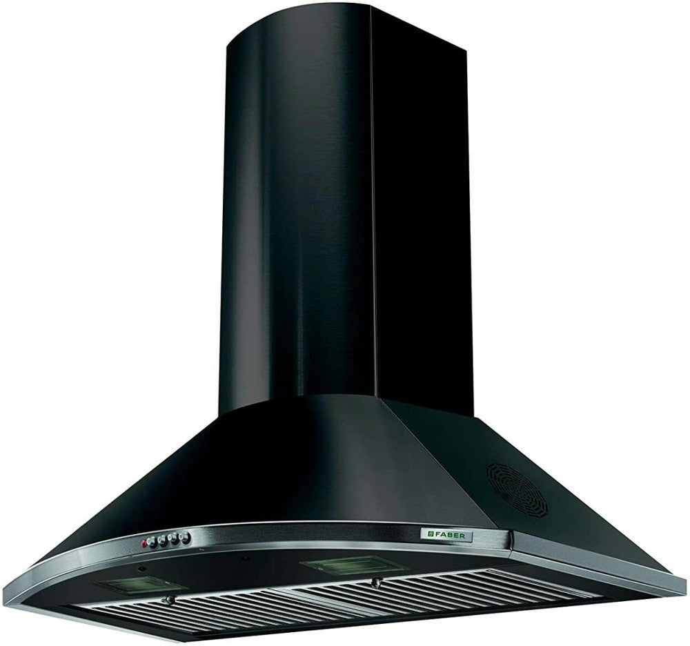 Faber COMBO(HOOD TENDER 3D PB BK 60 + MIXER) Wall Mounted Chimney - Black 1095 CMH