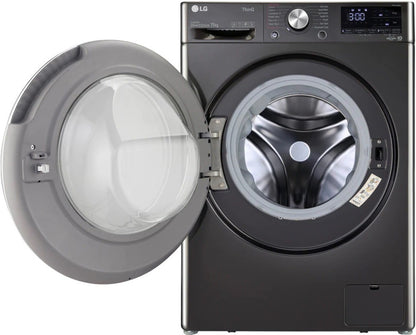 LG 11 kg Fully Automatic Front Load Washing Machine with In-built Heater Black - WM FHP1411Z9B