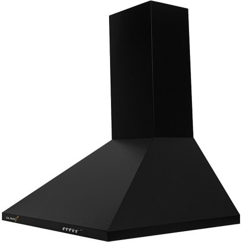 ruwa PEARL 60 Wall Mounted Chimney - Black 1100 CMH