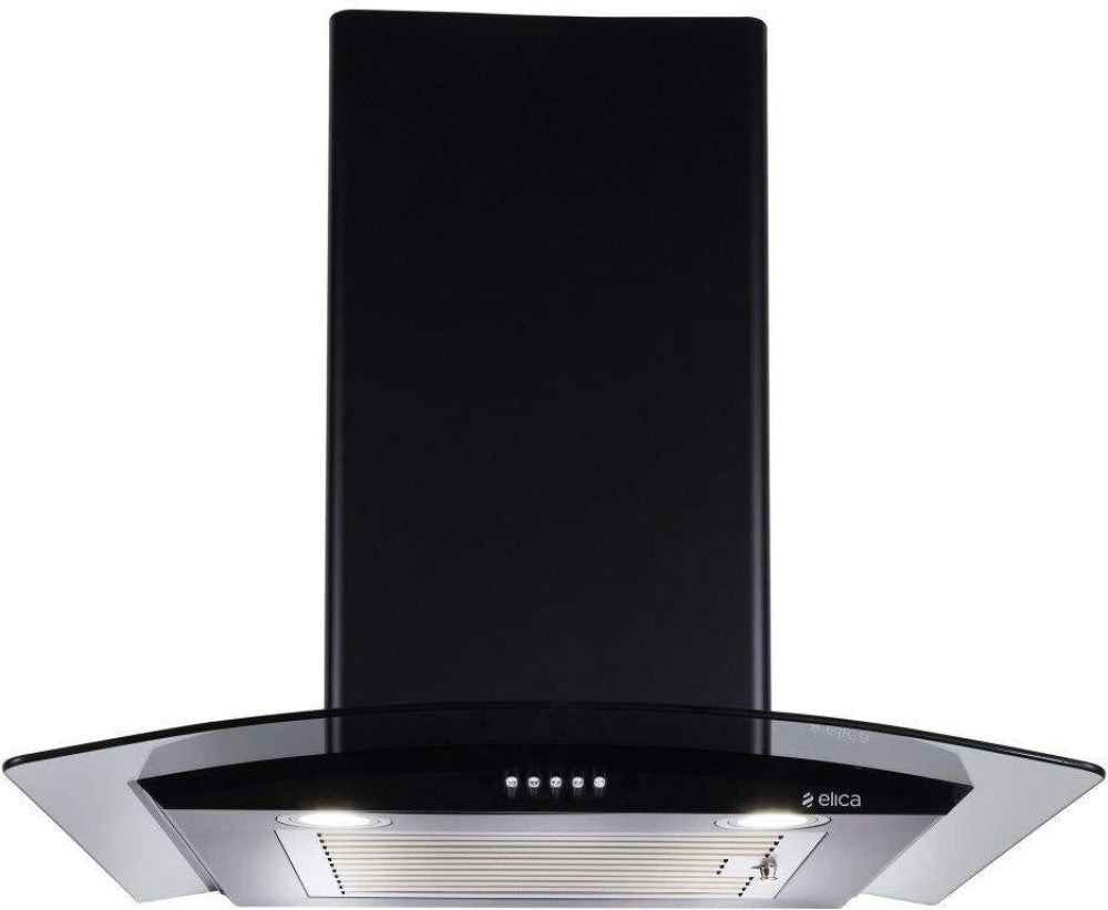 Elica ESCG BF 60 NERO Wall Mounted Chimney - Black 1100 CMH