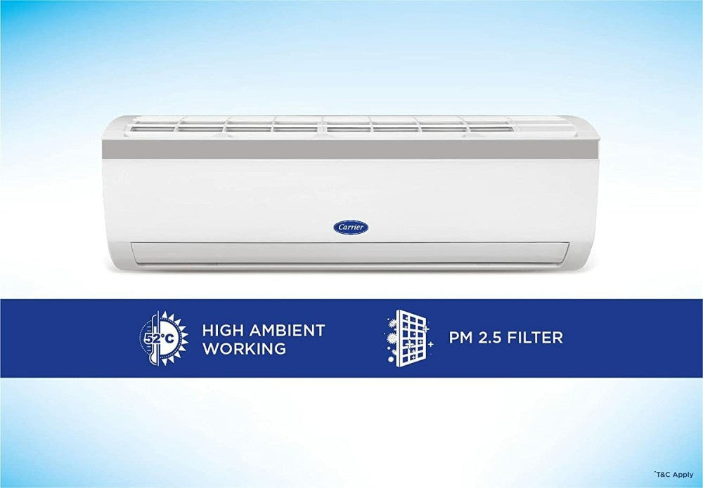 CARRIER 2 Ton Split AC  - White - 2 Star 24K EMPERIA DX