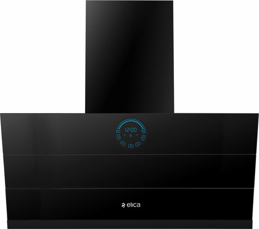 Elica EFL 108 HAC LTW VMS 90 Auto Clean Wall Mounted Chimney - Black 1350 CMH