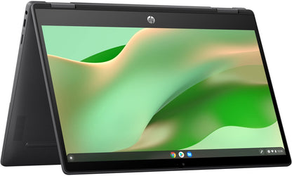 HP Chromebook (2023) MediaTek Kompanio 1200 - (8 GB/256 GB SSD/Chrome OS) 13b-ca0006MU पतला और हल्का लैपटॉप - 13.3 इंच, माइका सिल्वर, 1.49 Kg