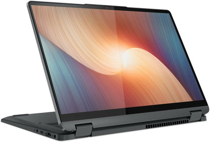 Lenovo IdeaPad Flex 5 Ryzen 5 Hexa Core 5500U - (16GB/512GB SSD/Windows 11 Home) 14ALC7 पतला और हल्का लैपटॉप - 14 इंच, स्टॉर्म ग्रे, 1.55 Kg, MS Office के साथ