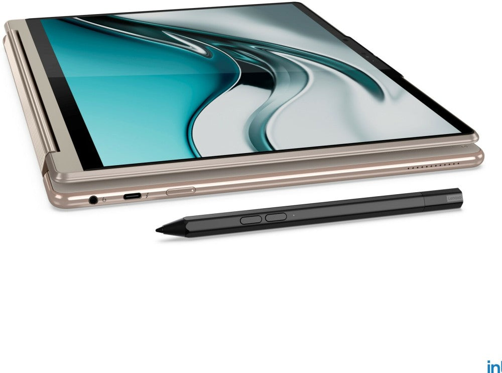 Lenovo Yoga 9i Intel Core i7 12th Gen - (16GB/1 TB SSD/Windows 11 Home) 14IAP7 पतला और हल्का लैपटॉप - 14 इंच, दलिया, 1.4 Kg, MS Office के साथ