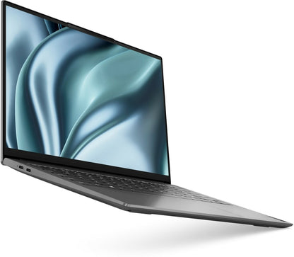 Lenovo Yoga स्लिम 7 प्रो कोर i7 12वीं जेनरेशन - (16GB/512GB SSD/Windows 11 Home) 14IAP7 पतला और हल्का लैपटॉप - 14 इंच, स्टॉर्म ग्रे, 1.32 Kg, MS Office के साथ