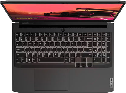 Lenovo IdeaPad गेमिंग 3 Ryzen 5 Hexa Core 5600H - (8 GB/1 TB HDD/256 GB SSD/Windows 11 Home/4 GB ग्राफ़िक्स/NVIDIA GeForce GTX 1650/120 Hz) Ideapad Gaming3 15ACH6D1 गेमिंग लैपटॉप - 15.6 इंच, शैडो ब्लैक, 2.25 किग्रा