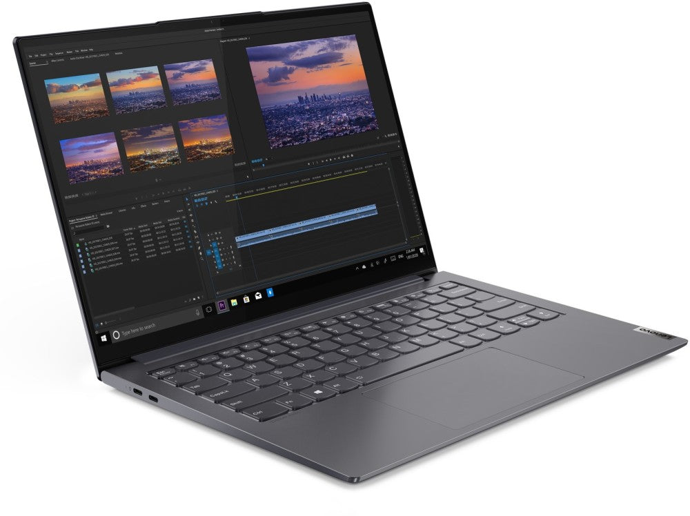 Lenovo Yoga स्लिम 7 प्रो इंटेल कोर i5 11वीं जेनरेशन - (16GB/512GB SSD/Windows 11 Home) 14IHU5 पतला और हल्का लैपटॉप - 14 इंच, स्लेट ग्रे, 1.3 किलोग्राम, MS Office के साथ