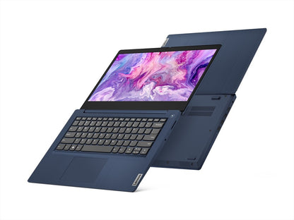 Lenovo IdeaPad 3 Core i3 10th Gen - (4 GB/256 GB SSD/Windows 10 Home) 14IIL05 पतला और हल्का लैपटॉप - 14 इंच, एबिस ब्लू, 1.6 किलो, MS Office के साथ