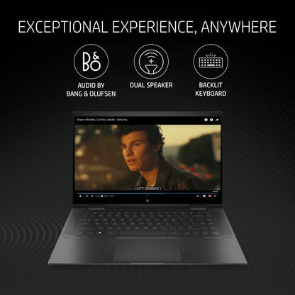 HP Envy x360 क्रिएटर इंटेल इवो कोर i5 12वीं पीढ़ी - (16 जीबी/512 जीबी एसएसडी/विंडोज 11 होम) 15-ew0040TU पतला और हल्का लैपटॉप - 15.6 इंच, नाइटफॉल ब्लैक, 1.70 किलोग्राम, एमएस ऑफिस के साथ