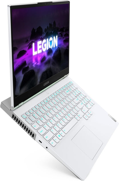 Lenovo Legion 5 Ryzen 7 Octa Core 5800H - (16 GB/512 GB SSD/Windows 11 Home/6 GB Graphics/NVIDIA GeForce RTX 3060) 15ACH6H Gaming Laptop - 39.62 cm, Stingray (Top), Dove Grey (Bottom), 2.4 Kg, With MS Office