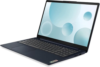 Lenovo IdeaPad 3 Intel Core i3 12th Gen - (8GB/512GB SSD/Windows 11 Home) 82RK007JIN पतला और हल्का लैपटॉप - 15.6 इंच, एबिस ब्लू, 1.63 kg, MS Office के साथ