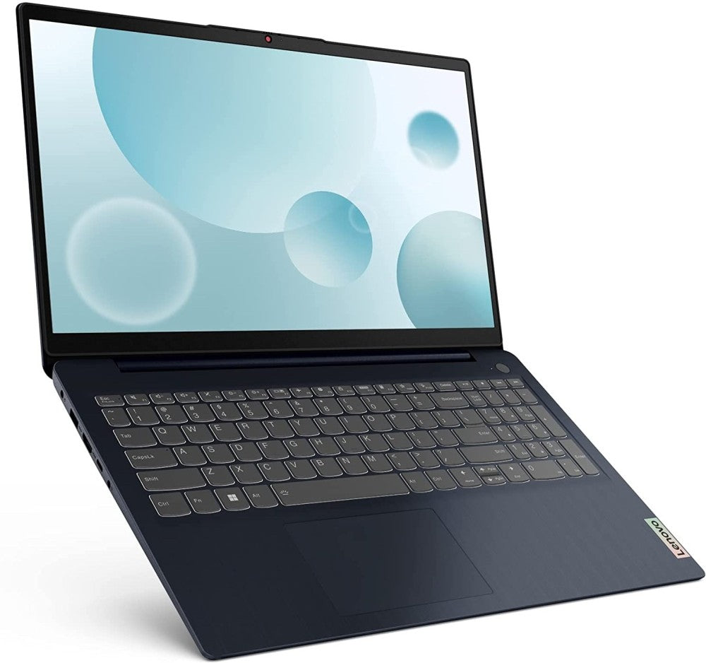 Lenovo IdeaPad 3 Intel Core i3 12th Gen - (8GB/512GB SSD/Windows 11 Home) 82RK007JIN पतला और हल्का लैपटॉप - 15.6 इंच, एबिस ब्लू, 1.63 kg, MS Office के साथ