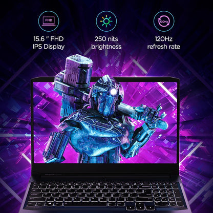 Lenovo IdeaPad गेमिंग 3 Ryzen 7 ऑक्टा कोर AMD R7-5800H - (16GB/512GB SSD/Windows 11 Home/4GB ग्राफ़िक्स/NVIDIA GeForce RTX 3050) 15ACH6 गेमिंग लैपटॉप - 15.6 इंच, शैडो ब्लैक, MS ऑफिस के साथ