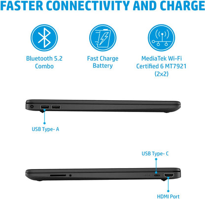 HP 15s Intel Core i3 11th Gen - (8 GB/512 GB SSD/Windows 11 Home) 15s-fq2671TU Thin and Light Laptop - 15.6 inch, Jet Black, 1.69 Kg, With MS Office