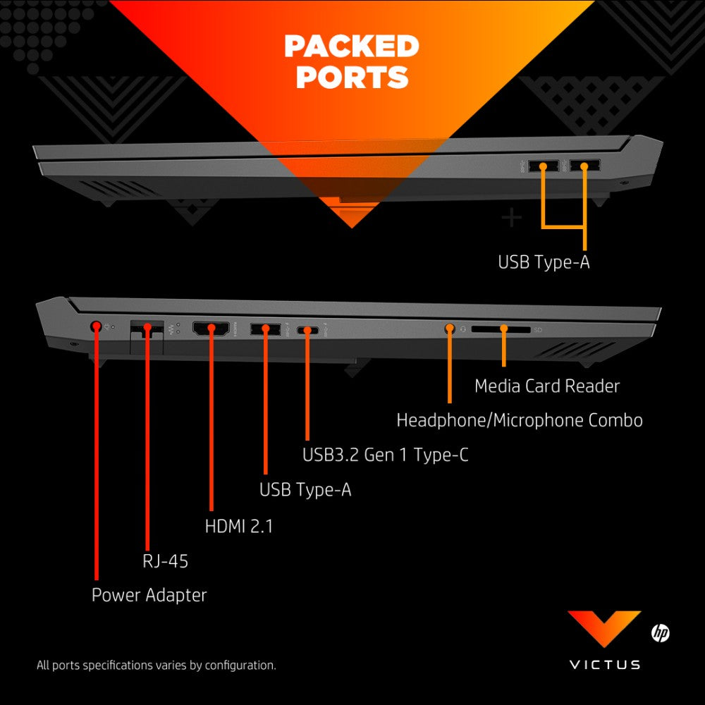 एचपी विक्टस कोर i5 11वीं पीढ़ी - (8 जीबी/512 जीबी एसएसडी/विंडोज 11 होम/4 जीबी ग्राफिक्स/NVIDIA GeForce GTX 1650) 16-d0310TX गेमिंग लैपटॉप - 16.1 इंच, मीका सिल्वर, 2.48 किलोग्राम, एमएस ऑफिस के साथ
