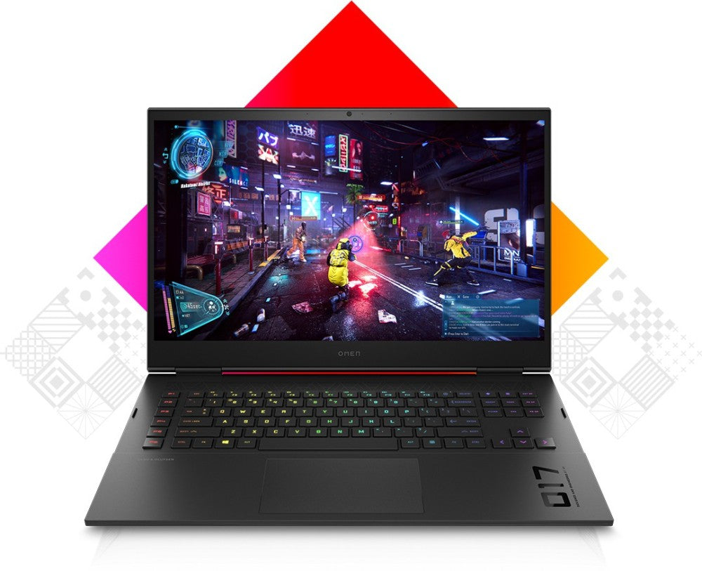 HP Omen Intel Core i9 12th Gen - (32 GB/2 TB SSD/Windows 11 Home/16 GB ग्राफ़िक्स/NVIDIA GeForce RTX 3080Ti) 17-ck1023TX गेमिंग लैपटॉप - 17.3 इंच, शैडो ब्लैक, 2.76 Kg, MS Office के साथ