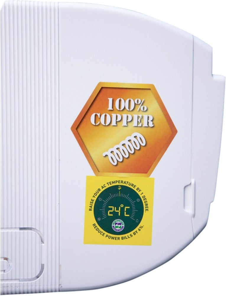 Voltas 1.5 Ton 3 Star Split AC  - White - 183 DZZ (R-32), Copper Condenser