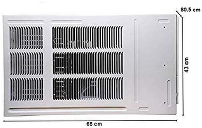 Voltas 1.5 Ton 5 Star Window AC  - White - 185 LZH-R32/185 LZH, Copper Condenser