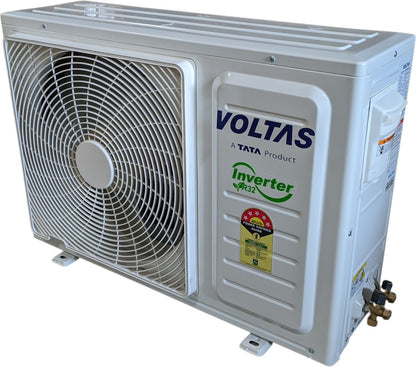 Voltas 1.5 Ton 5 Star Split Inverter AC  - White - 185VJZJT, Copper Condenser