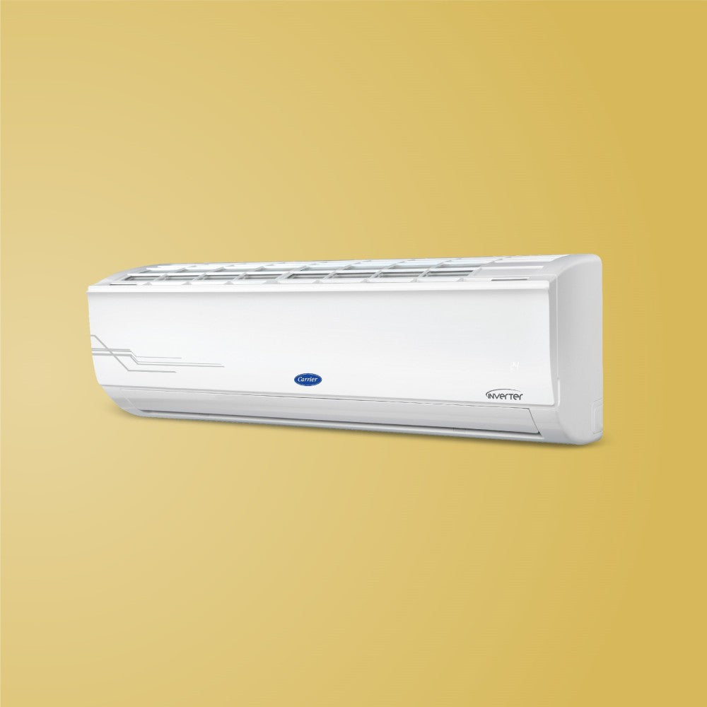 CARRIER 1.5 Ton 3 Star Split Inverter AC  - White - 18K 3 STAR ESTER BXi INVERTER R32 SPLIT AC, Copper Condenser