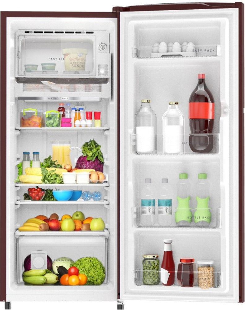 Whirlpool 207 L Direct Cool Single Door 5 Star Refrigerator - Wine Abyss, 230 IMPRO PRM 5S INV WINE ABYSS-Z