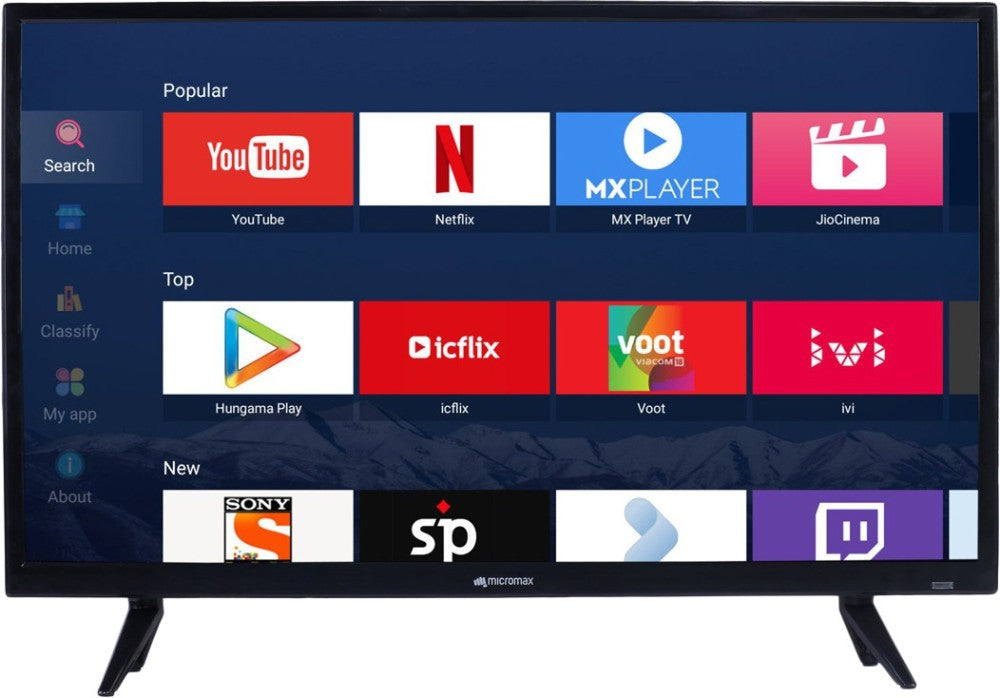 Micromax 80 cm (32 inch) HD Ready LED Smart Android TV - 32CANVAS5V