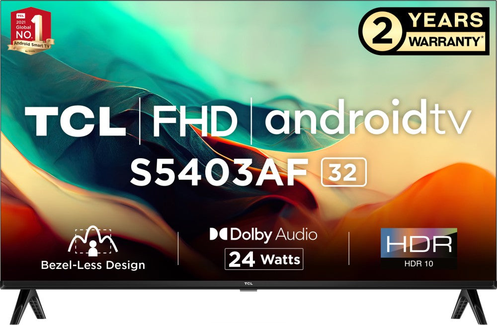 TCL 80.04 cm (32 inch) Full HD LED Smart Android TV - 32S5403AF