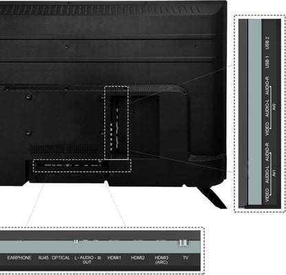 Blaupunkt Cybersound 98 cm (40 Inch) HD Ready LED Smart Android TV with 40W Speaker - 40CSA7809