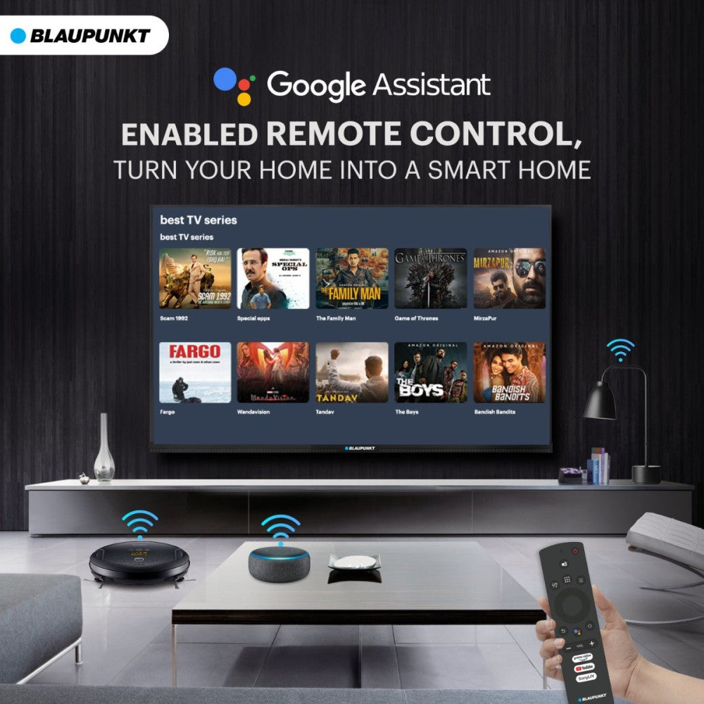 Blaupunkt Cybersound 106 cm (42 inch) Full HD LED Smart Android TV with 40W Speaker - 42CSA7707