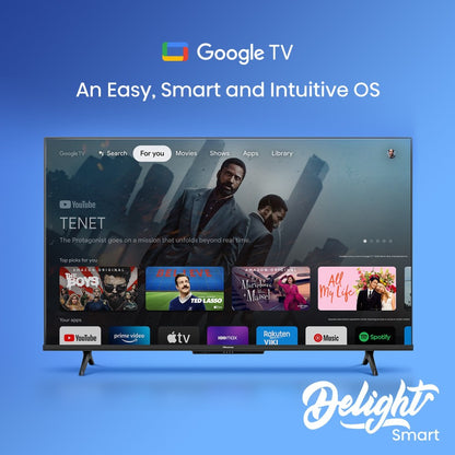 Hisense A6H 139 cm (55 inch) Ultra HD (4K) LED Smart Google TV with Hands Free Voice Control, Dolby Vision and Atmos - 55A6H