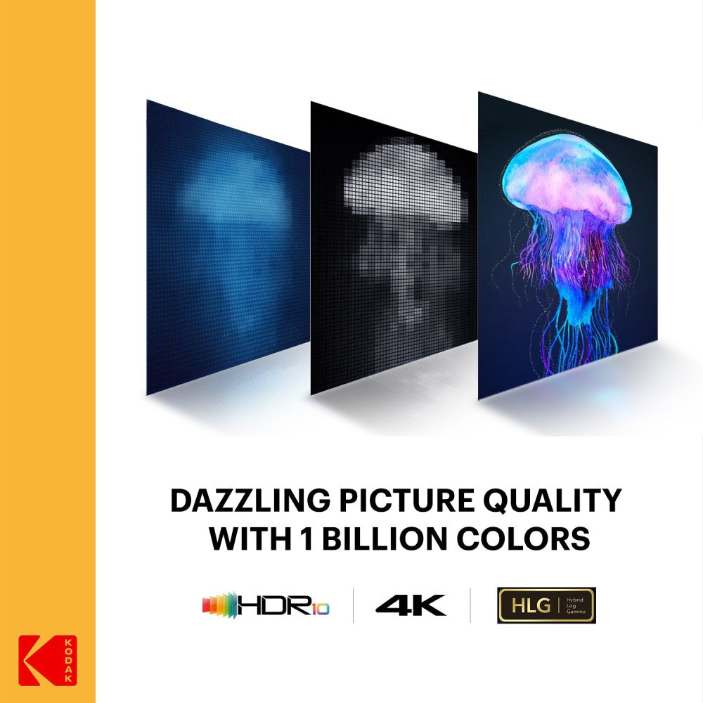 KODAK CA PRO 126 cm (50 इंच) Ultra HD (4K) LED स्मार्ट Android TV Dolby MS12 और Dolby Digital Plus के साथ - 50CAPRO5066