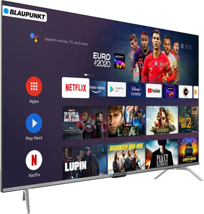 Blaupunkt Cybersound 108 cm (43 inch) Ultra HD (4K) LED Smart Android TV with Dolby MS12 & 50W Speakers - 43CSA7070