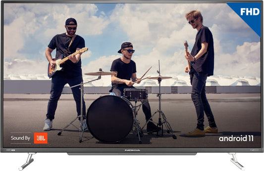 Nokia 109 cm (43 inch) Full HD LED Smart Android TV with Sound by JBL and Powered by Harman AudioEFX - 43FHDADNDT52X