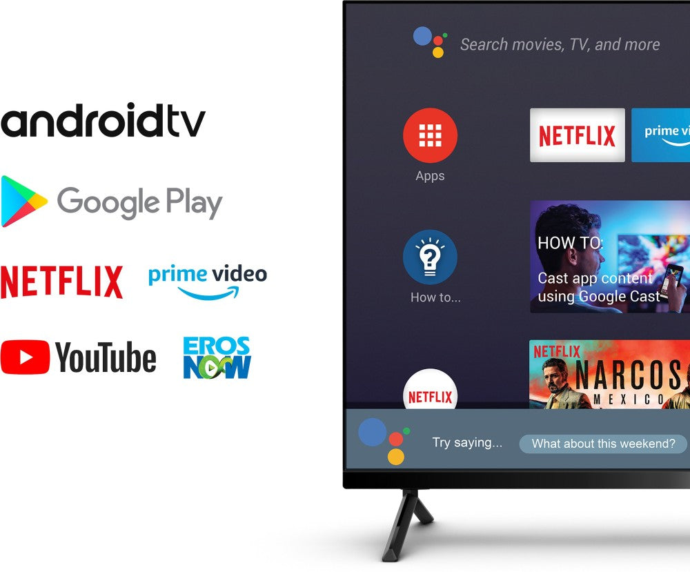 PHILIPS 6900 Series 108 cm (43 inch) Full HD LED Smart Android TV - 43PFT6915/94