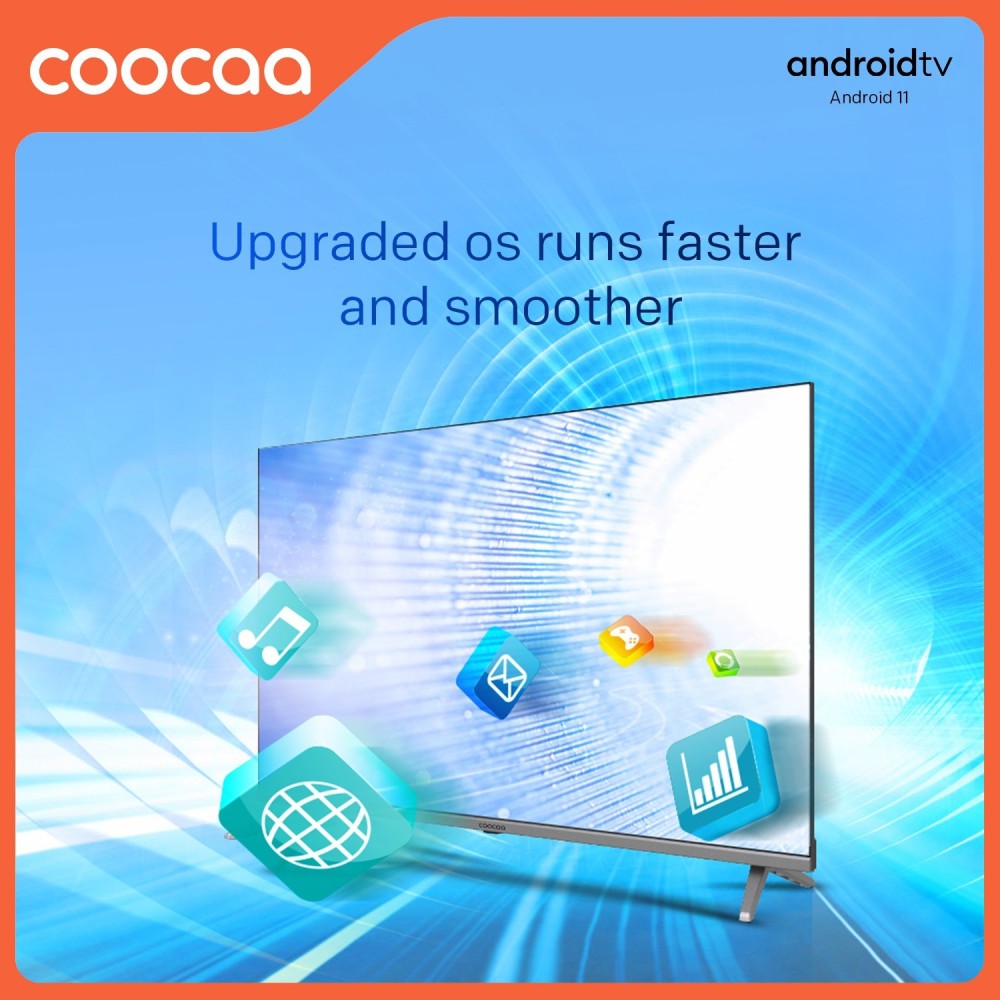 Coocaa 80 cm (32 inch) HD Ready LED Smart Android TV with HDR 10 Dolby Audio and Eye Care Technology - 32S7G