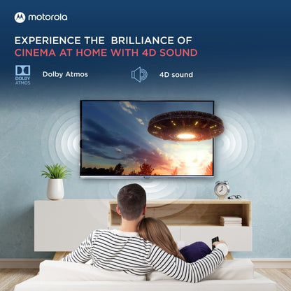 MOTOROLA Revou 2 109 cm (43 inch) Ultra HD (4K) LED Smart Android TV with Dolby Atmos and Dolby Vision - 43UHDADMVVGE/43UHDADMVVGE.