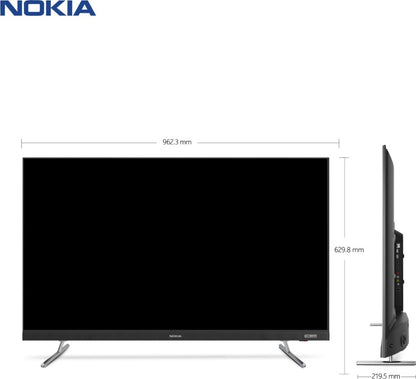 Nokia 109 cm (43 इंच) Ultra HD 4K LED स्मार्ट Android TV with Sound by Onkyo and Dolby Atmos - 43UHDADNDT8P