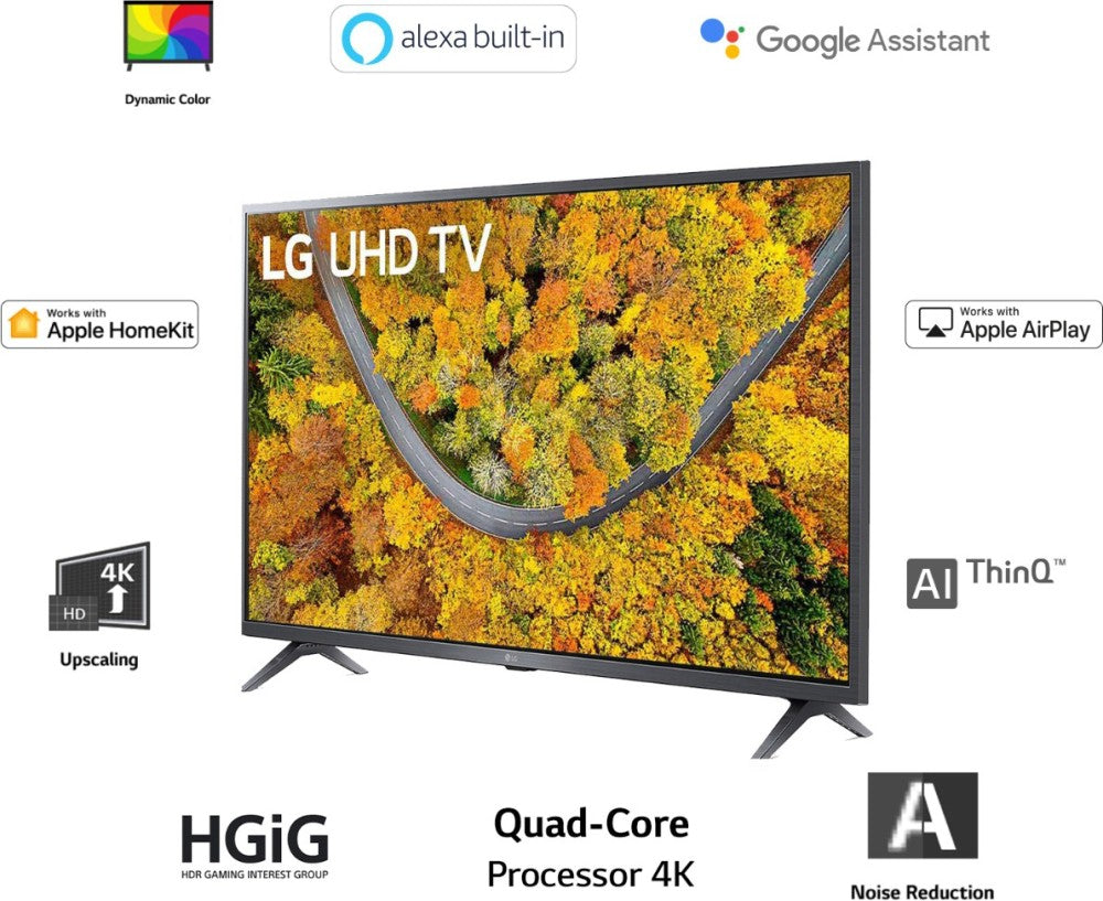 LG 126 cm (50 inch) Ultra HD (4K) LED Smart WebOS TV - 50UP7500PTZ