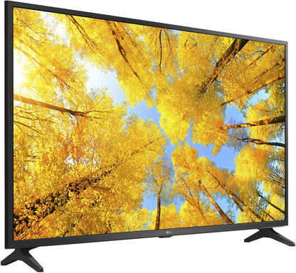 LG UQ7500 108 सेमी (43 इंच) अल्ट्रा एचडी (4K) एलईडी स्मार्ट वेबओएस टीवी 2022 संस्करण - 43UQ7500PSF